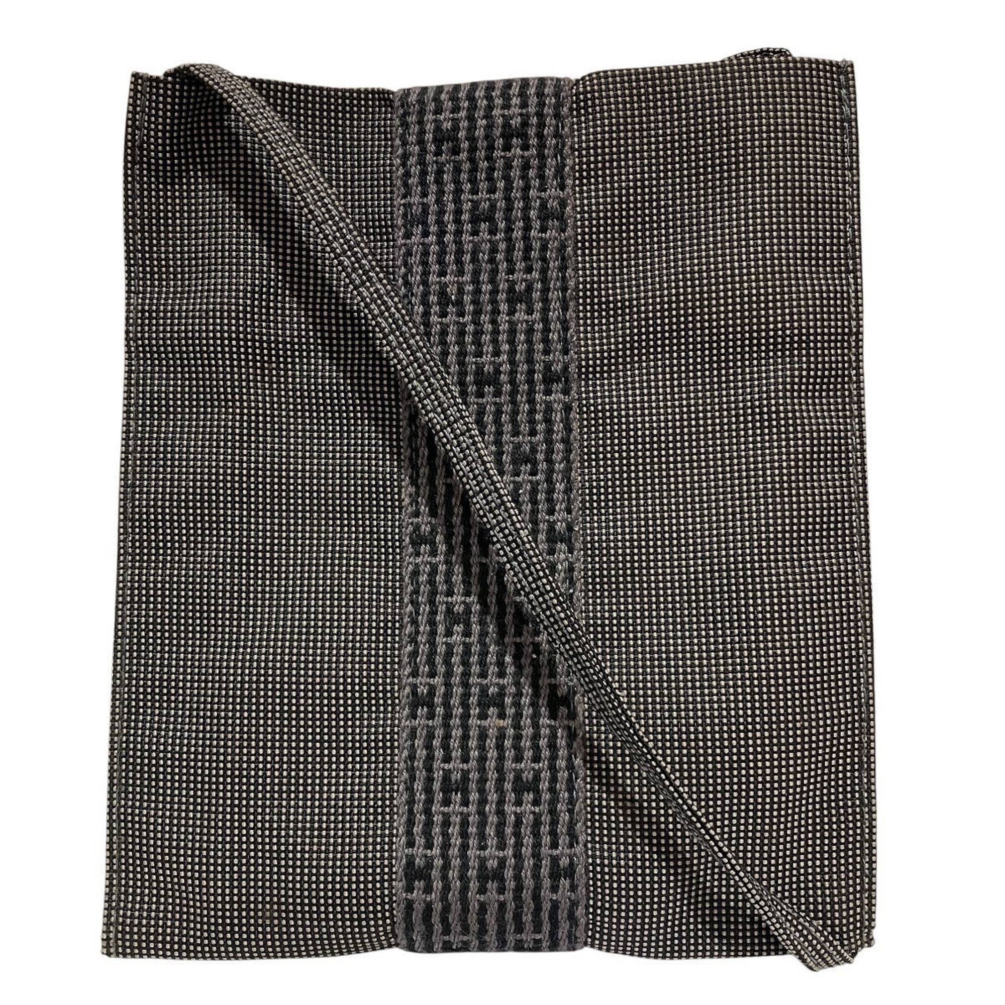 Hermes Pochette Saco Shoulder Bag, Herline Canvas